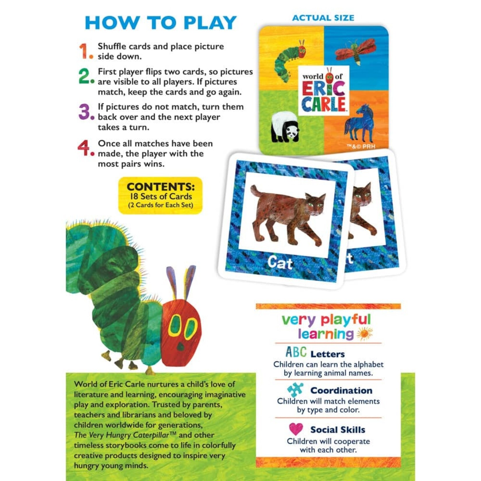 Masterpieces Puzzles World of Eric Carle Matching Game