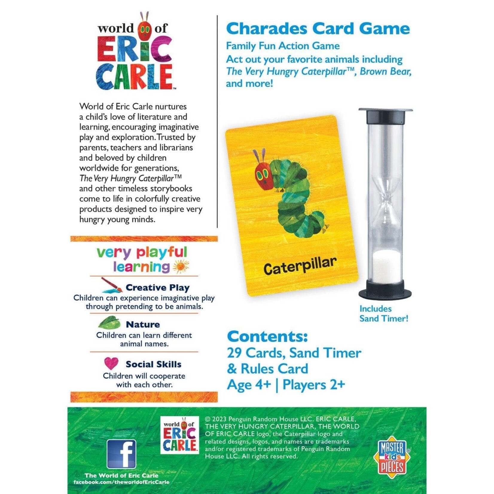Masterpieces Puzzles World of Eric Carle Charades Card Game