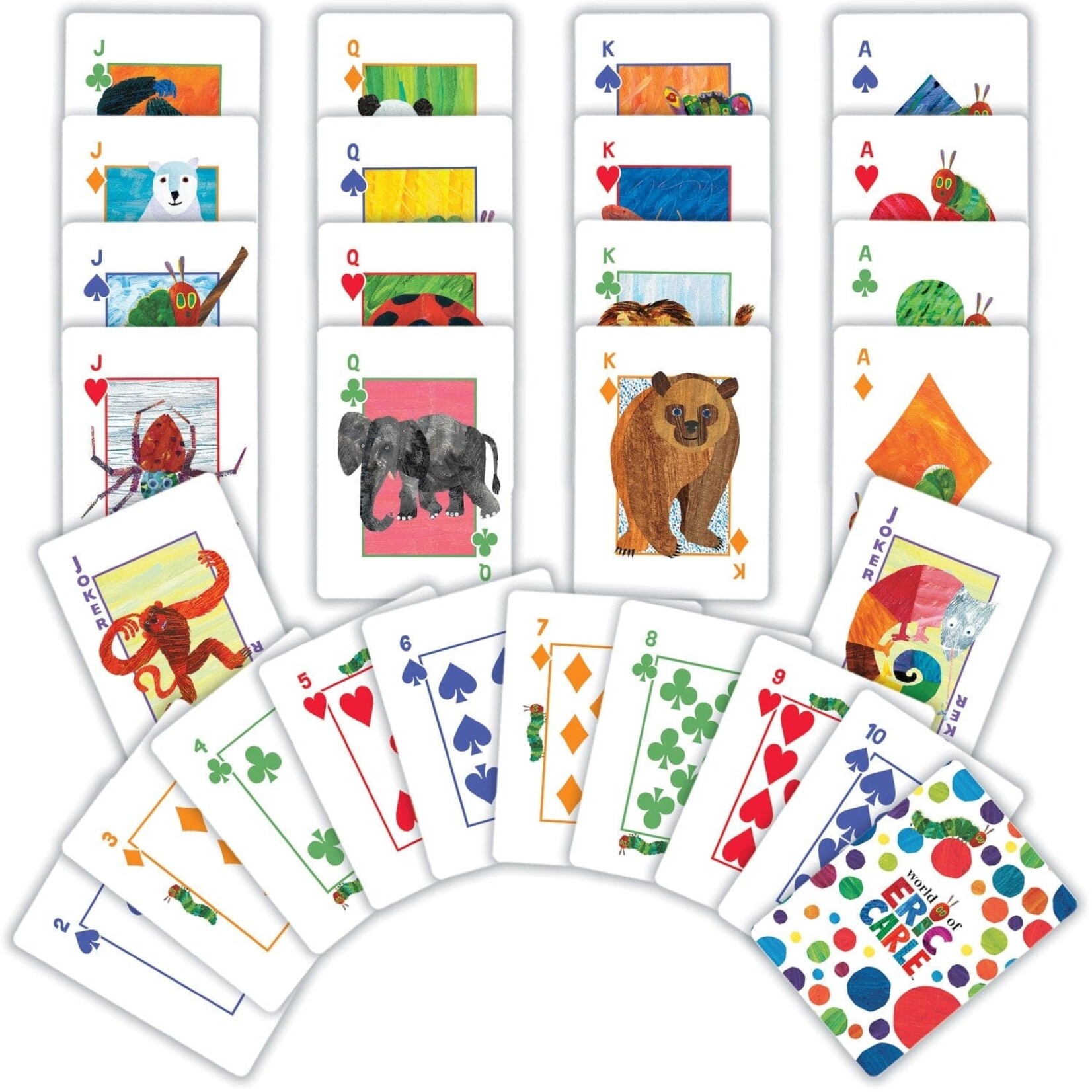 Masterpieces Puzzles World of Eric Carle Jumbo Playing Cards