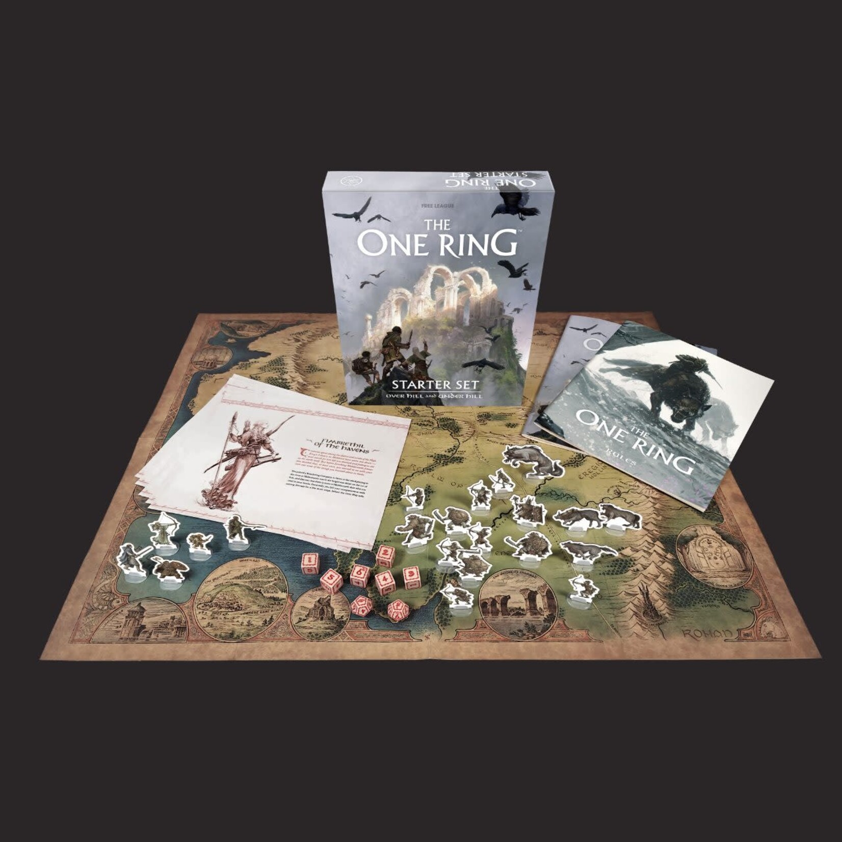 Free League Publishing One Ring, The: Starter Set: Over Hill and Under Hill