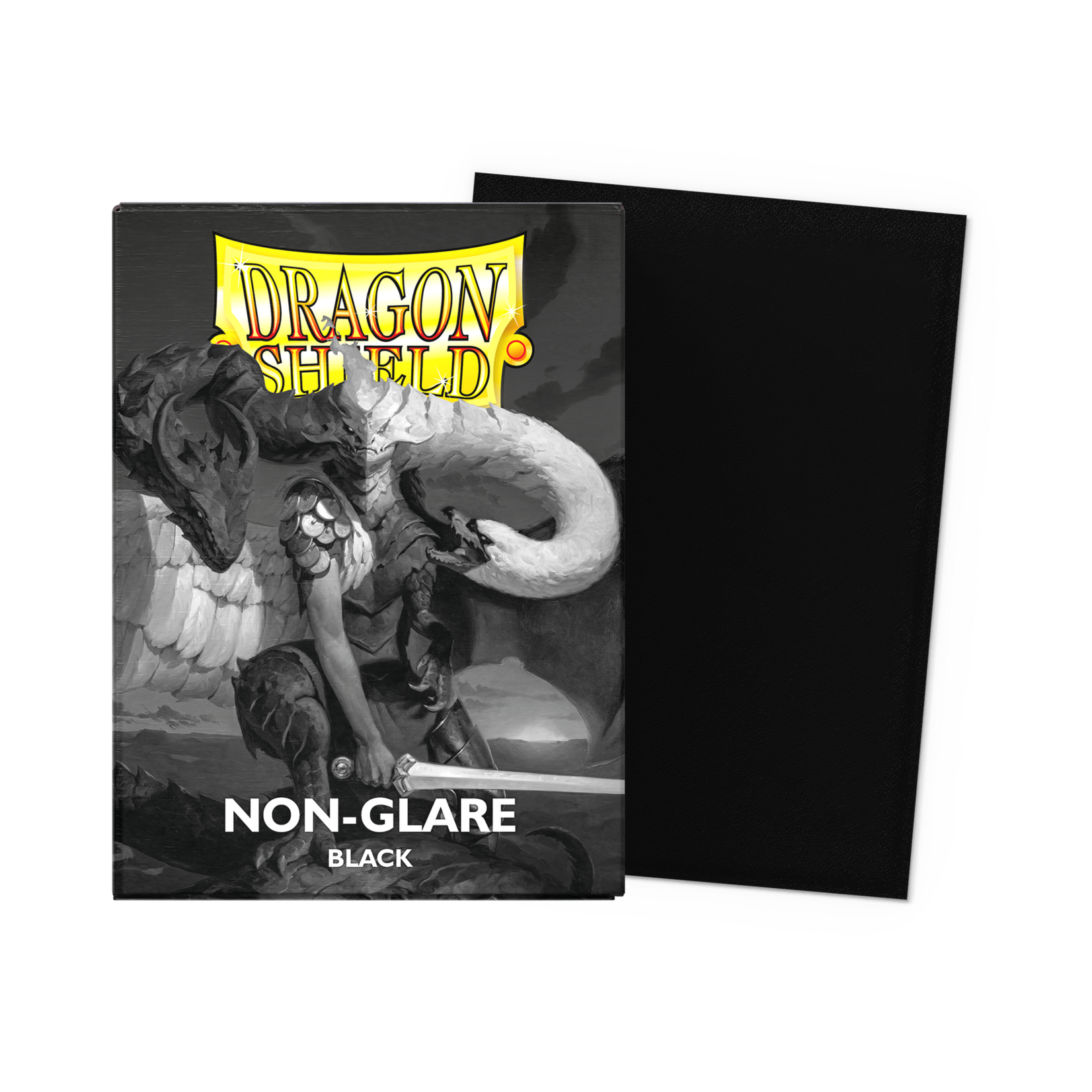 Dragon Shield Standard Size Non-Glare Matte Sleeves - Black (100ct)