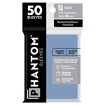Phantom Sleeves Gray Sleeves (64mm x 88mm) - Gloss/Gloss (50)