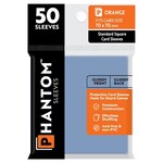 Phantom Sleeves Orange Sleeves (70mm x 70mm) - Gloss/Gloss (50)
