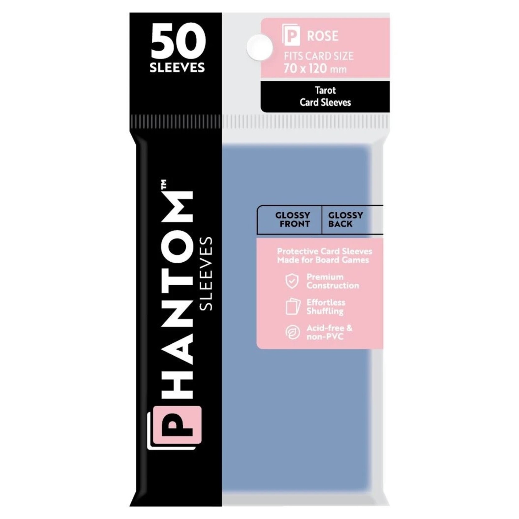 Phantom Sleeves Rose Sleeves (70mm x 120mm) - Gloss/Gloss (50)
