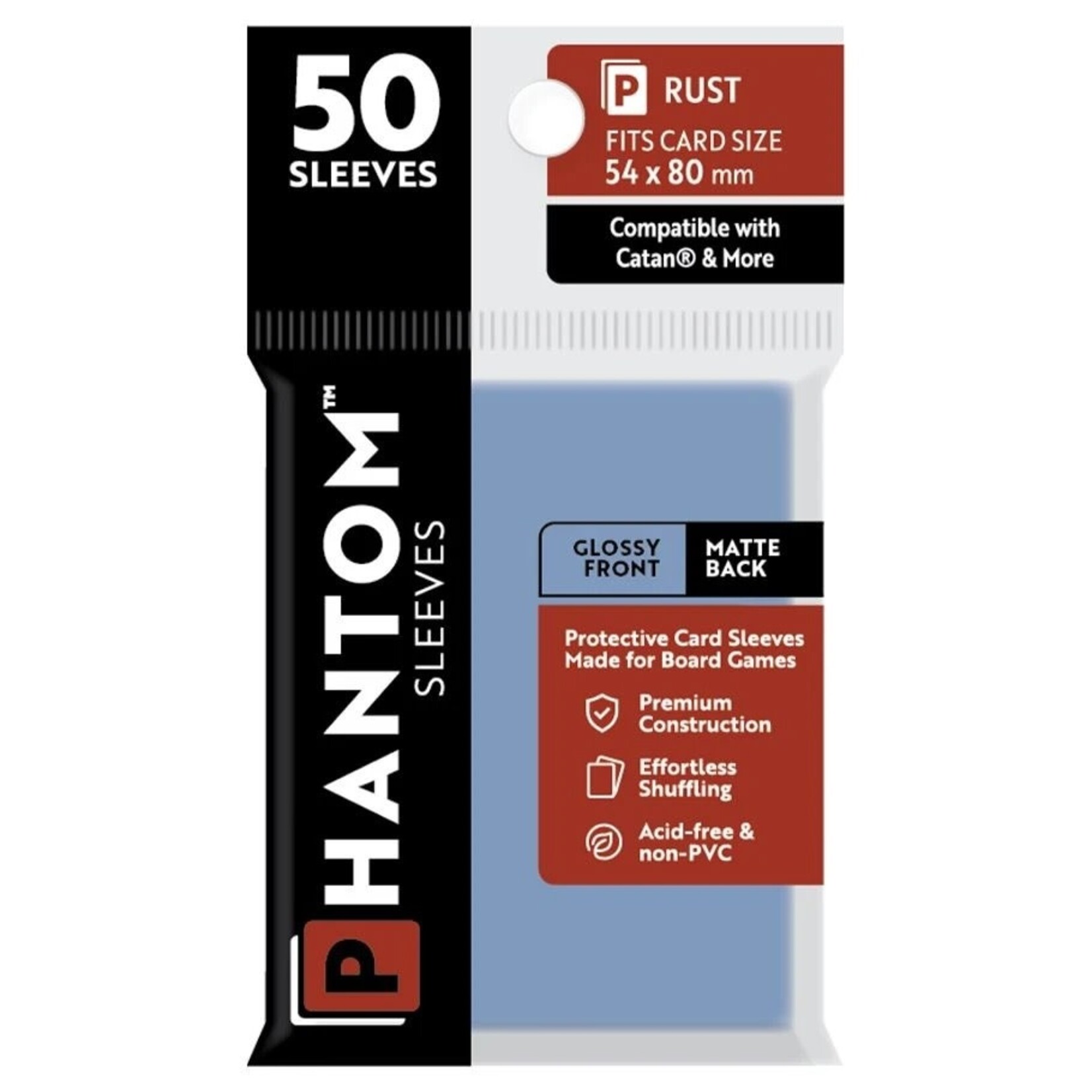 Phantom Sleeves Rust Sleeves (54mm x 80mm) - Gloss/Matte (50)
