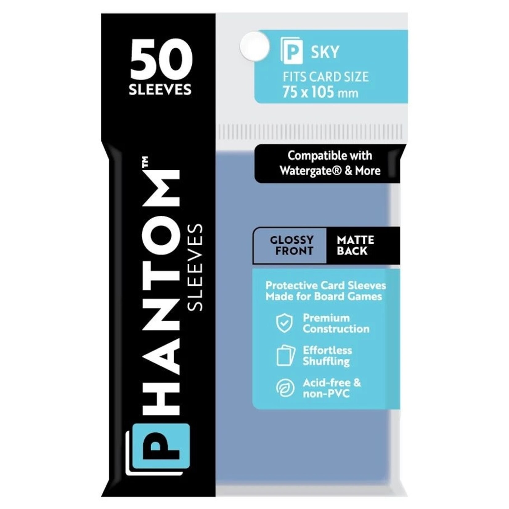 Phantom Sleeves Sky Sleeves (75mm x 105mm) - Gloss/Matte (50)