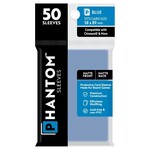 Phantom Sleeves Blue Sleeves (58mm x 89mm) - Matte/Matte (50)