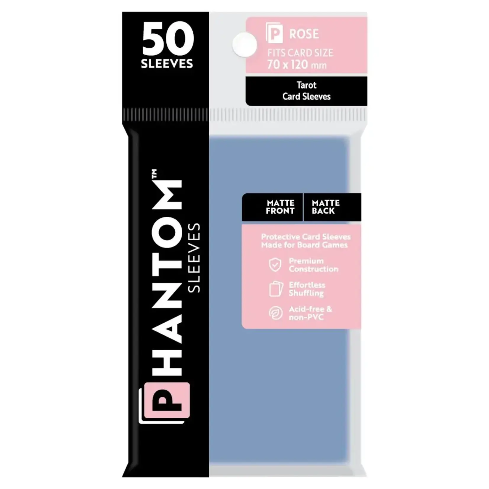 Phantom Sleeves Rose Sleeves (70mm x 120mm) - Matte/Matte (50)