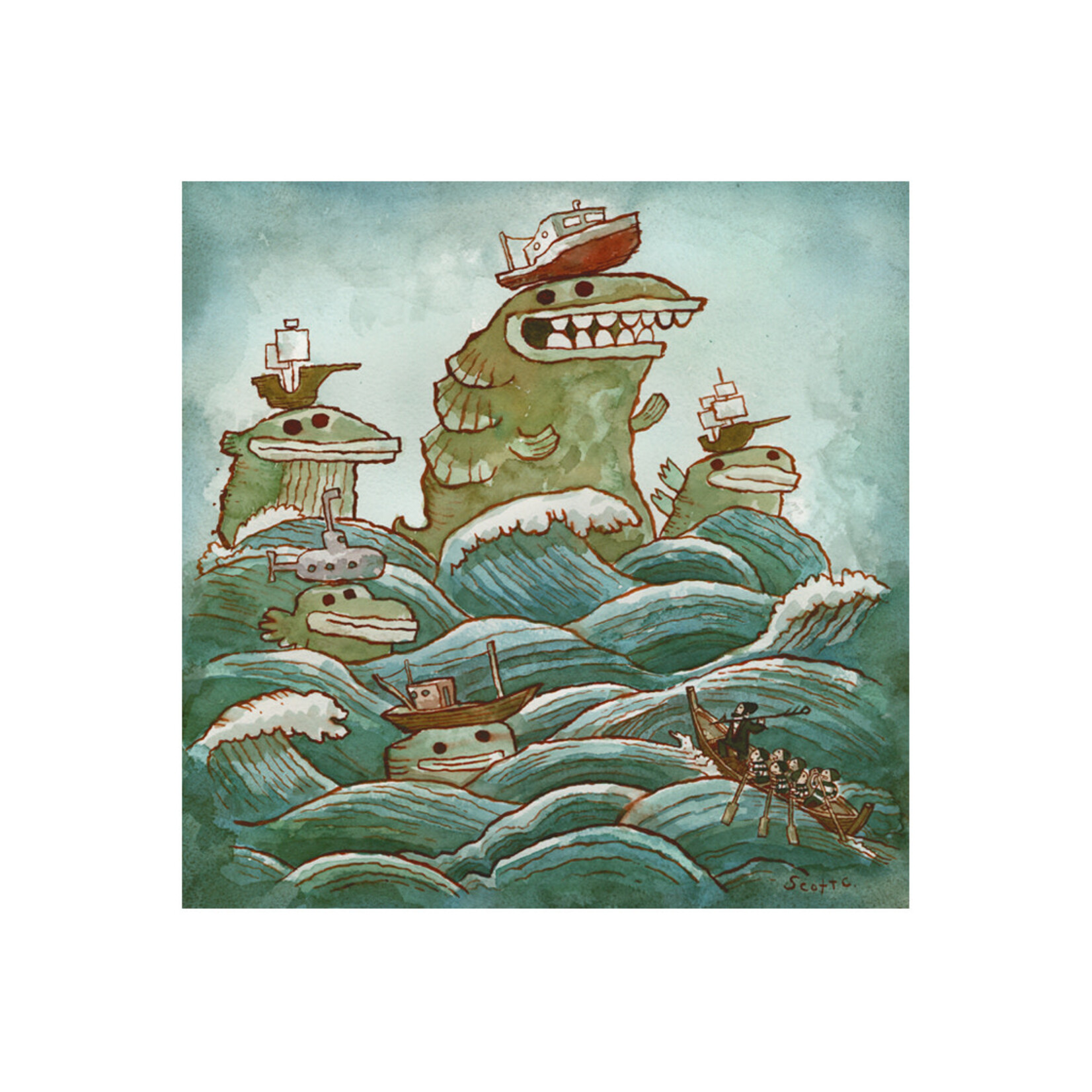 The Scott C Shop Sea Serpent 500 Piece Puzzle