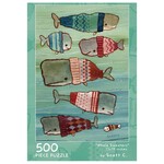 The Scott C Shop Whale Sweaters 500 Piece Puzzle