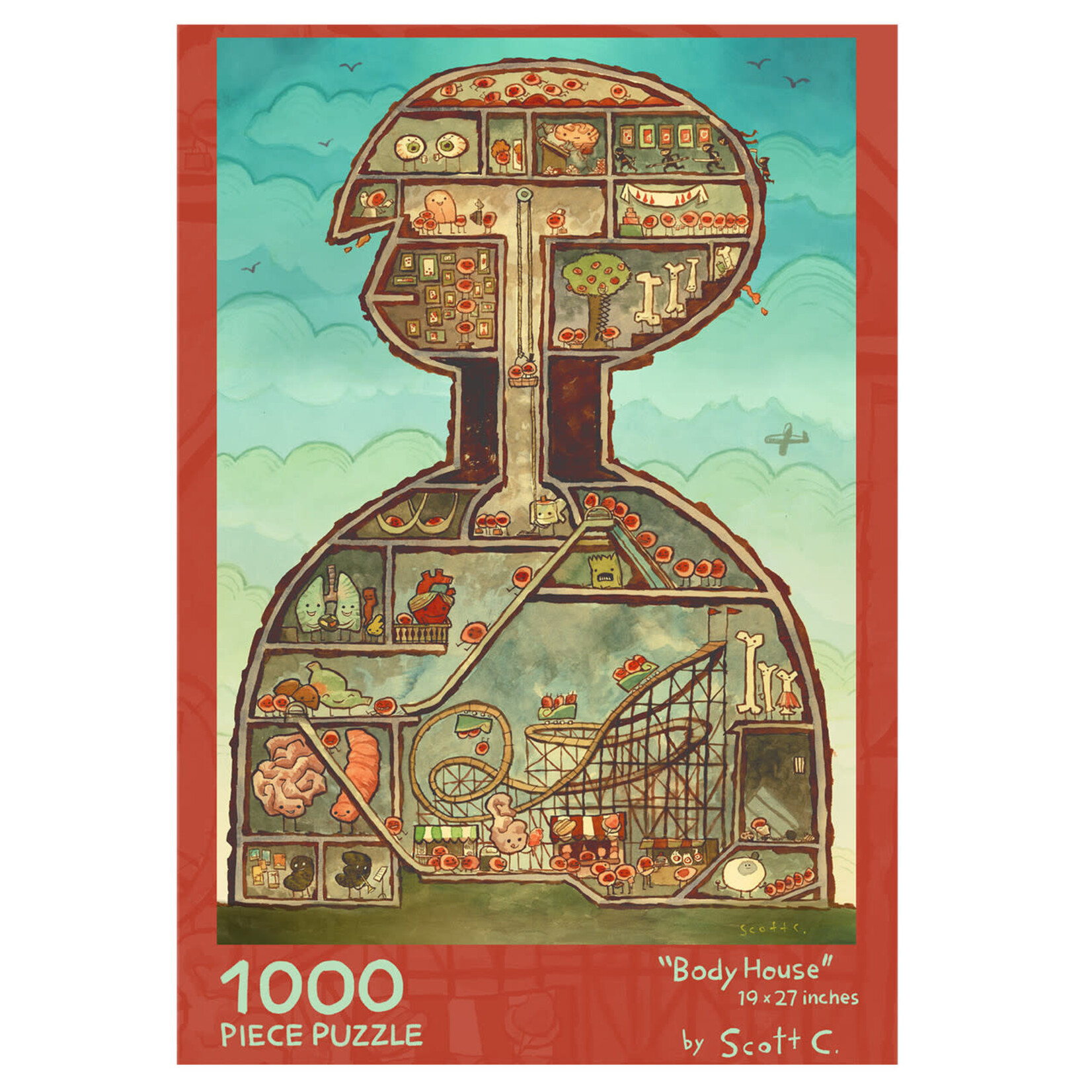 The Scott C Shop Body House 1000 Piece Puzzle