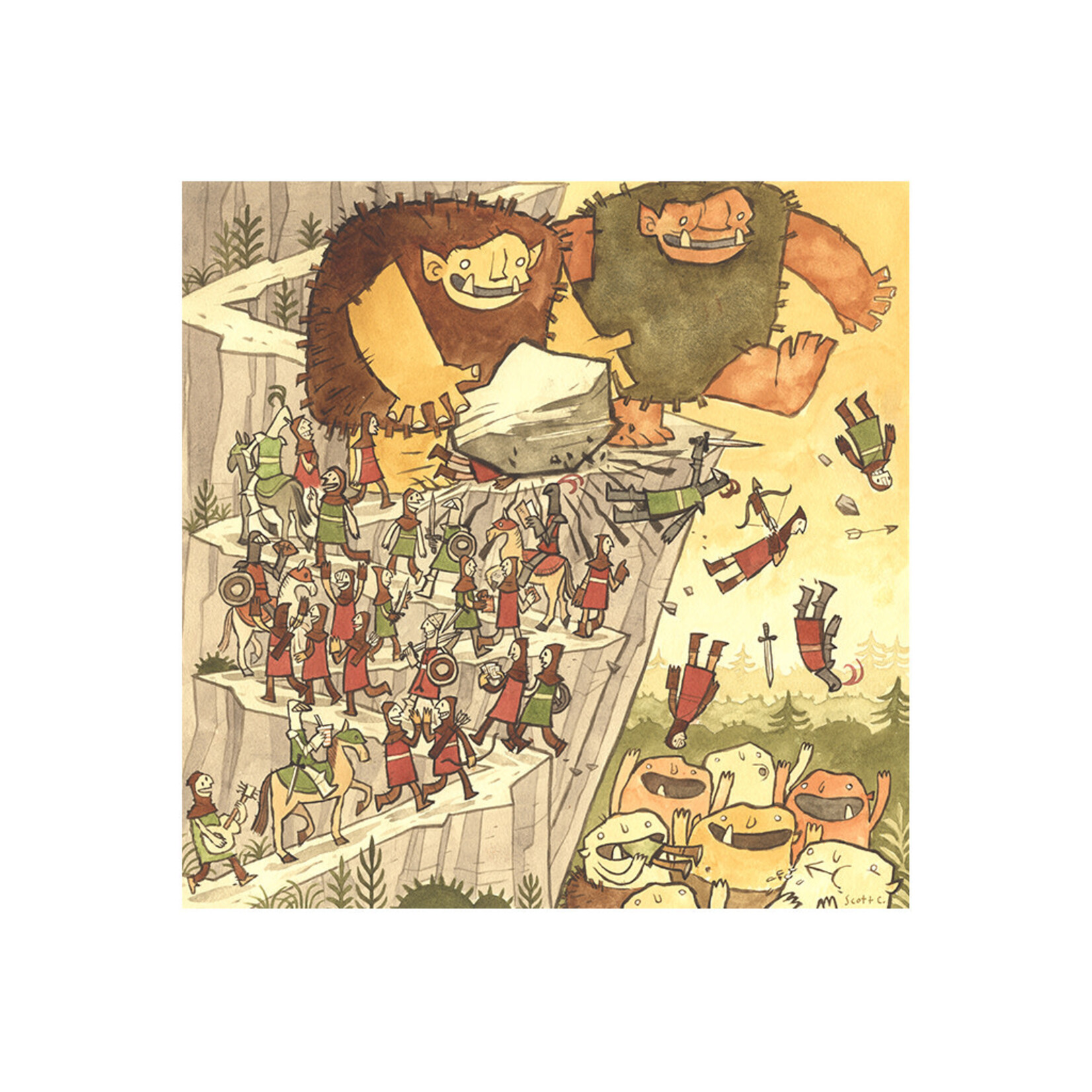 The Scott C Shop Ogres 1000 Piece Puzzle