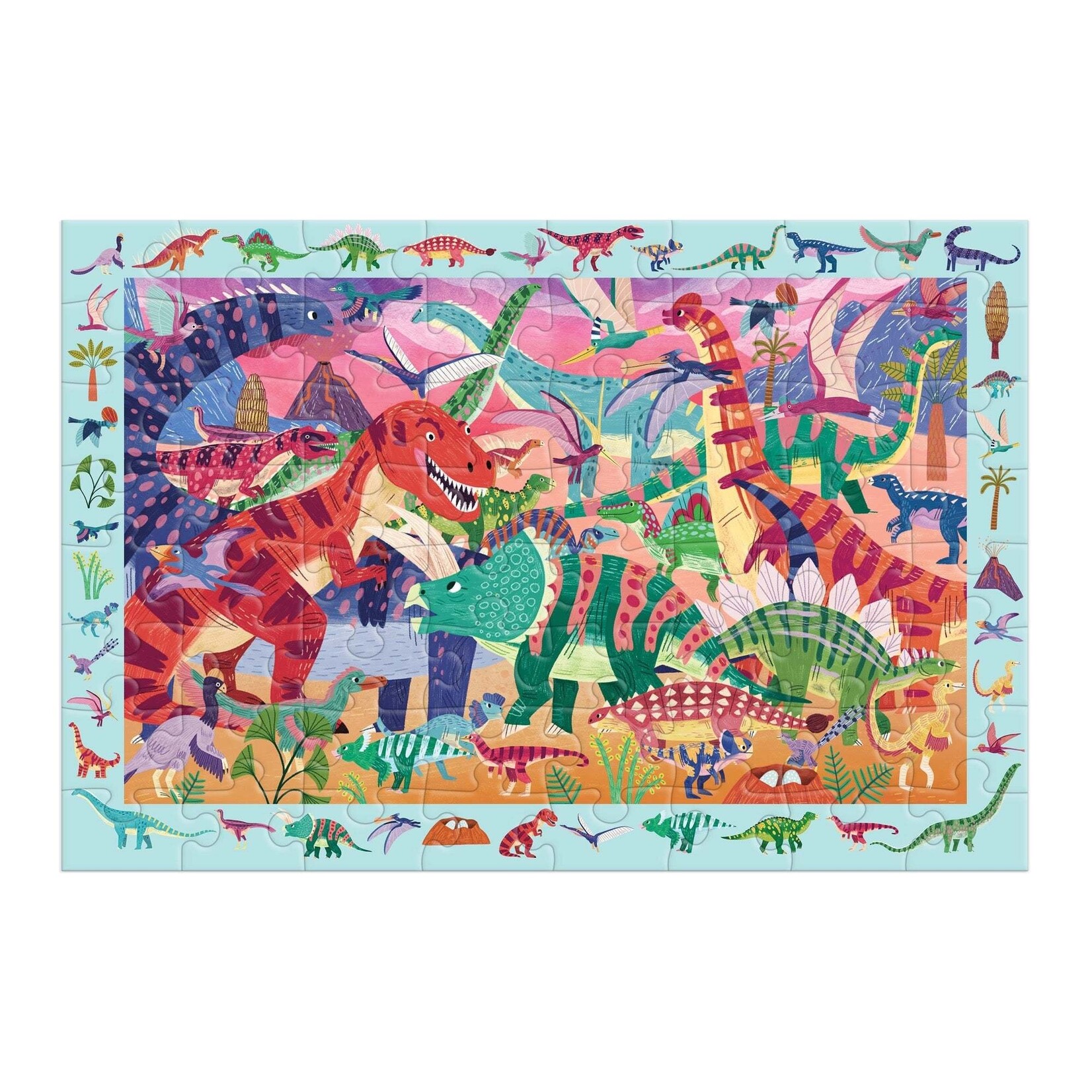 Mudpuppy Search & Find 64 Piece Puzzle - Mighty Dinosaurs