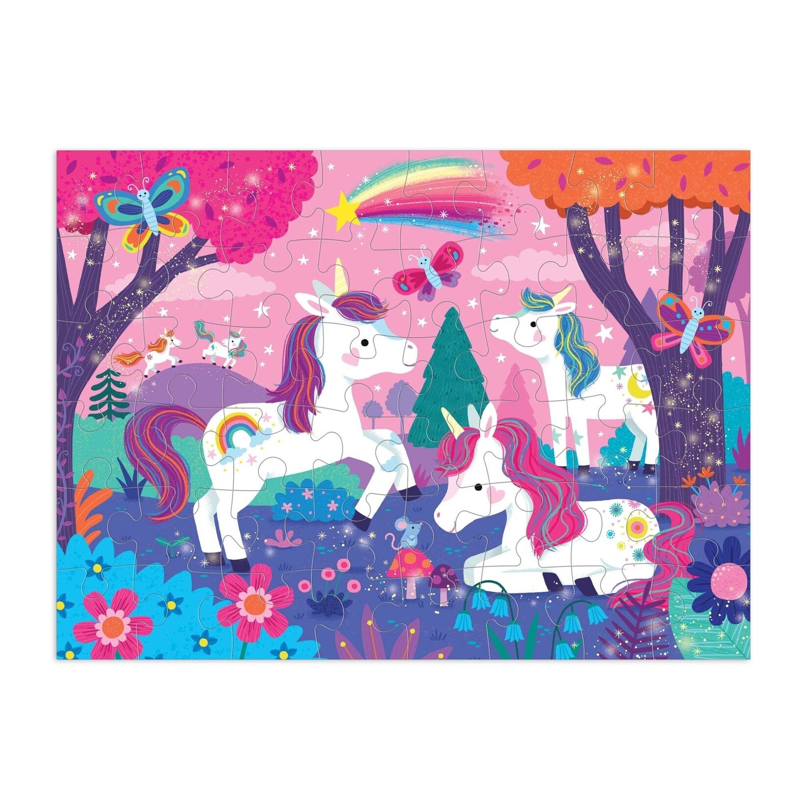 Mudpuppy Unicorn Magic 48 Piece Puzzle