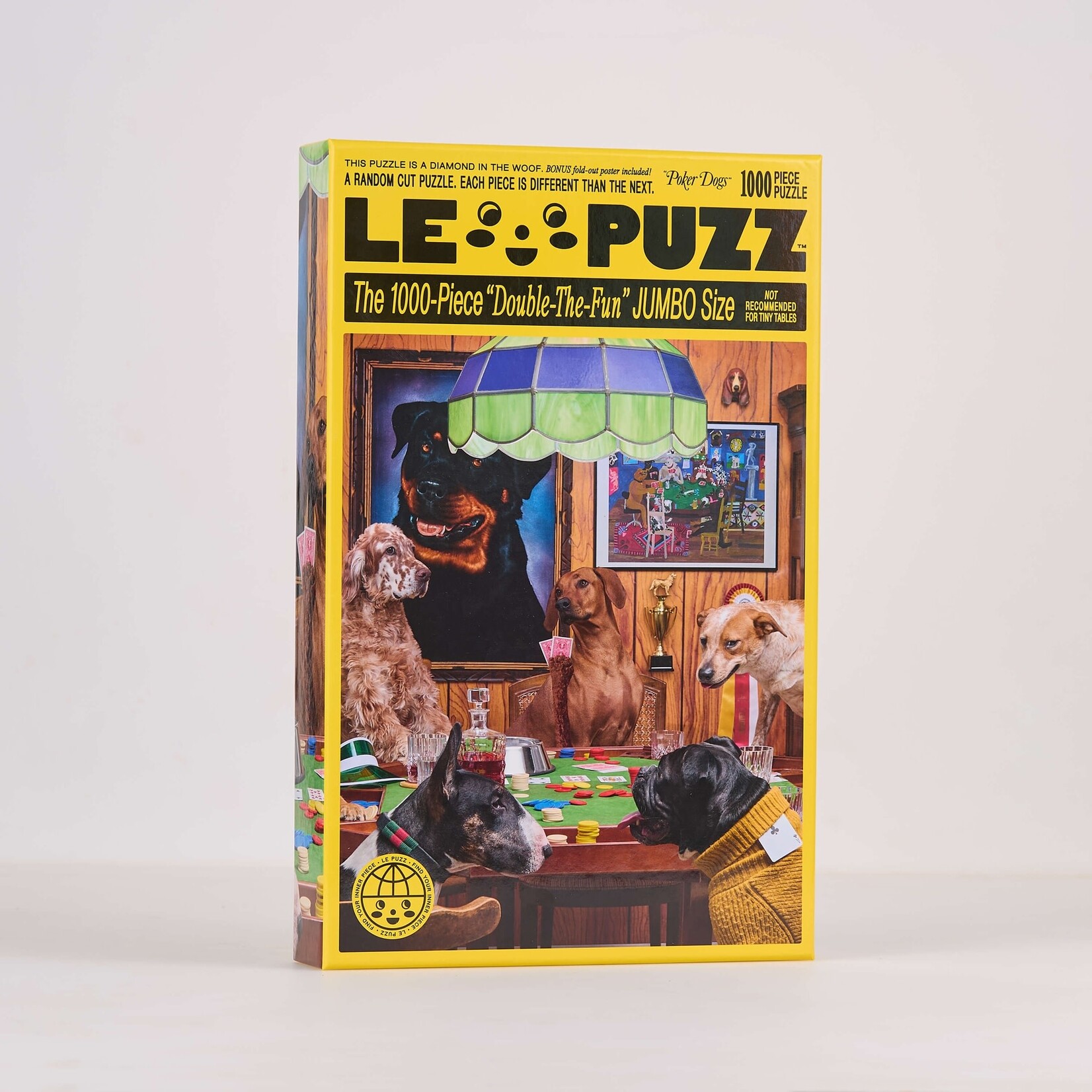 Le Puzz Poker Dogs 1000 Piece Puzzle