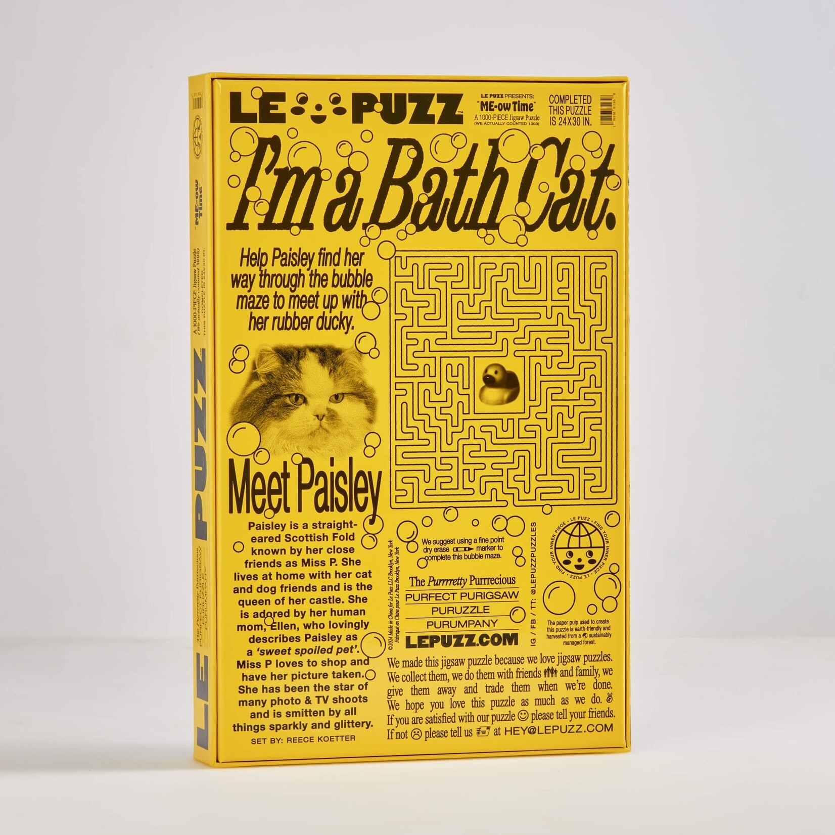 Le Puzz Me-Ow Time 1000 Piece Puzzle