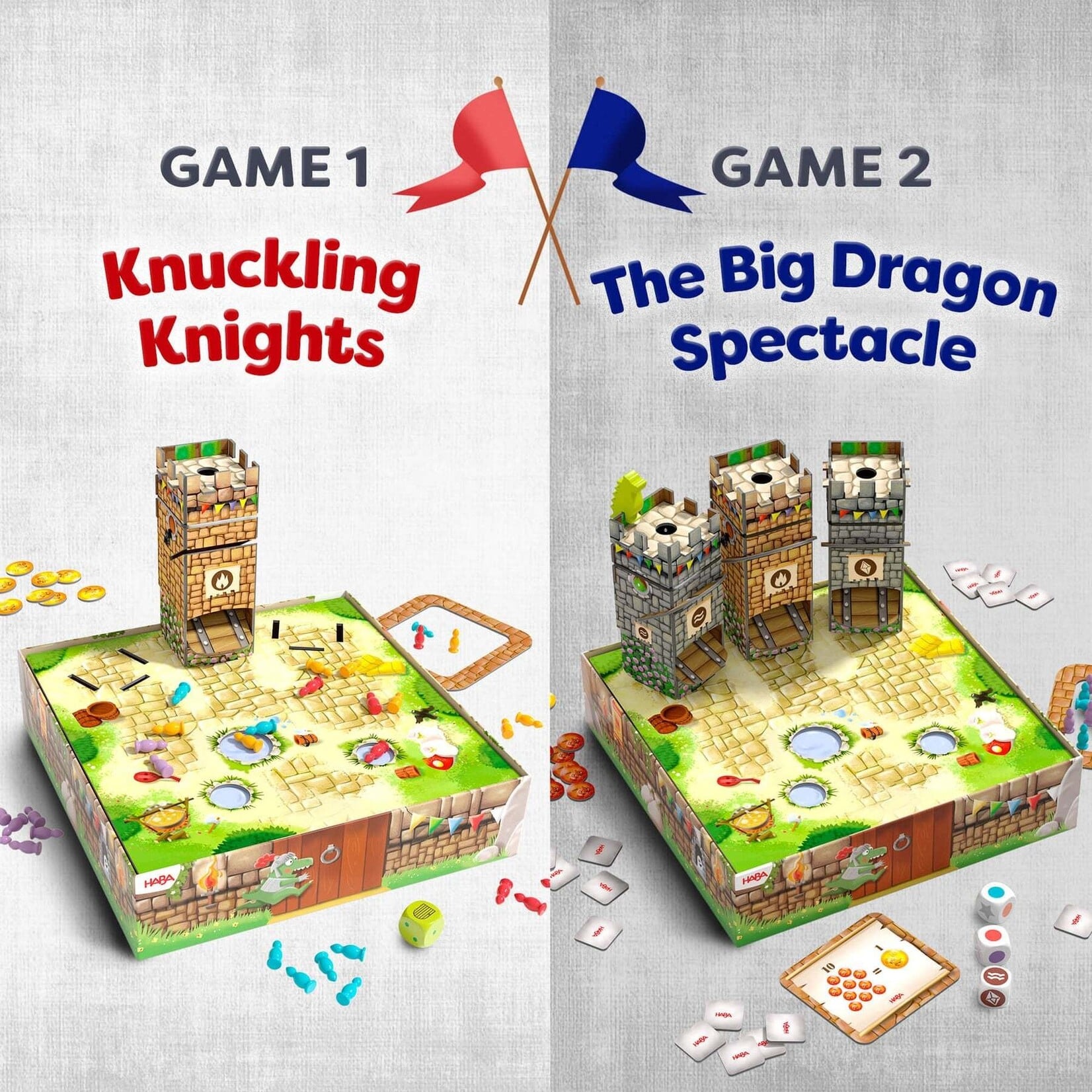 Haba Knuckling Knights & The Big Dragon Spectacle