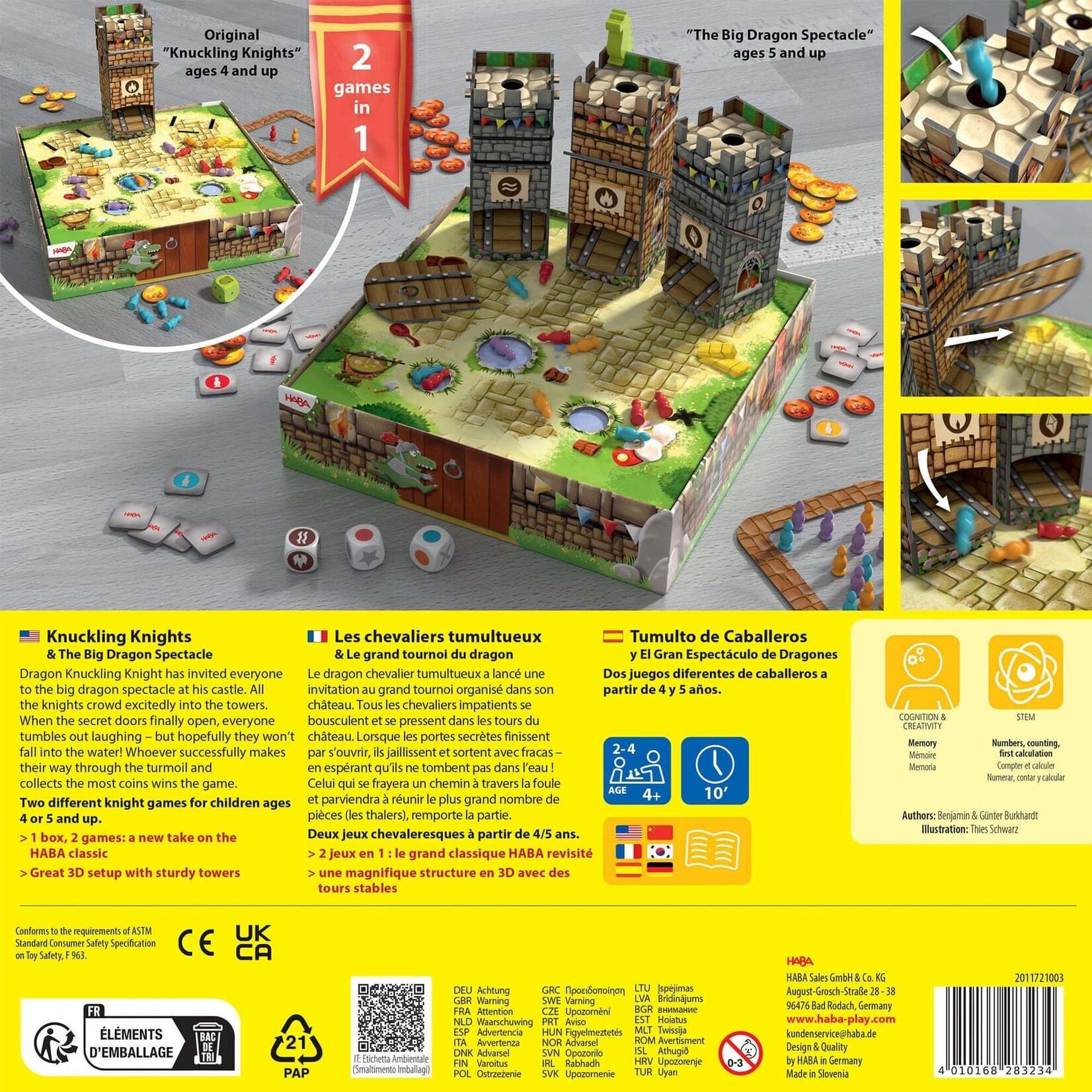 Haba Knuckling Knights & The Big Dragon Spectacle