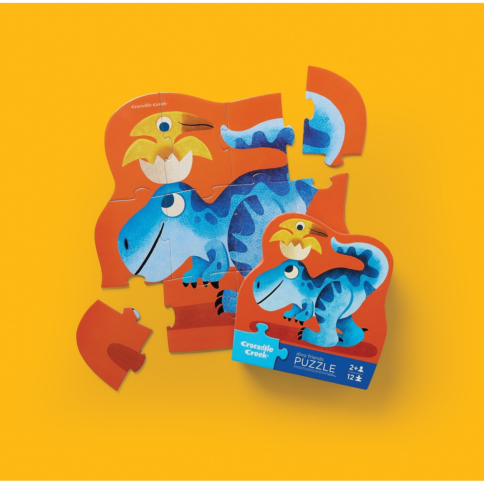 Crocodile Creek Dino Friends - 12 Piece Puzzle
