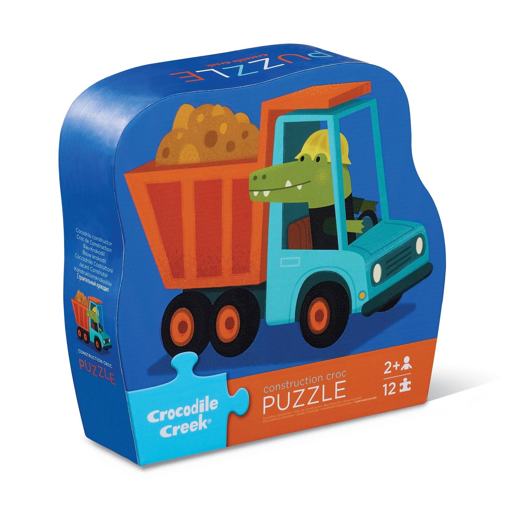 Crocodile Creek Construction Croc - 12 Piece Puzzle