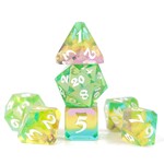 Die Hard Dice 7 Piece RPG Set - Ethereal Skies