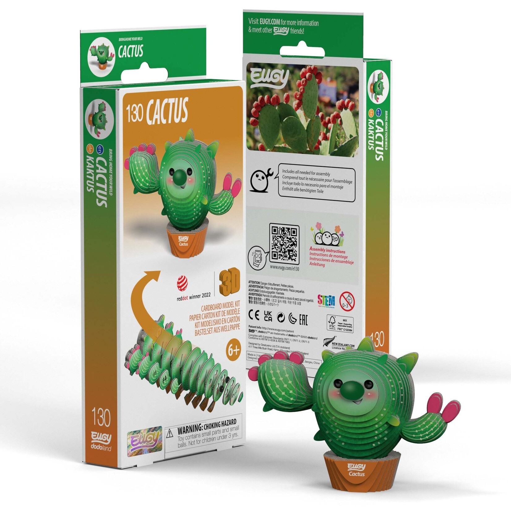 EUGY Caactus 3D Puzzle