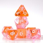 Die Hard Dice 7 Piece RPG Set - Ember Glow