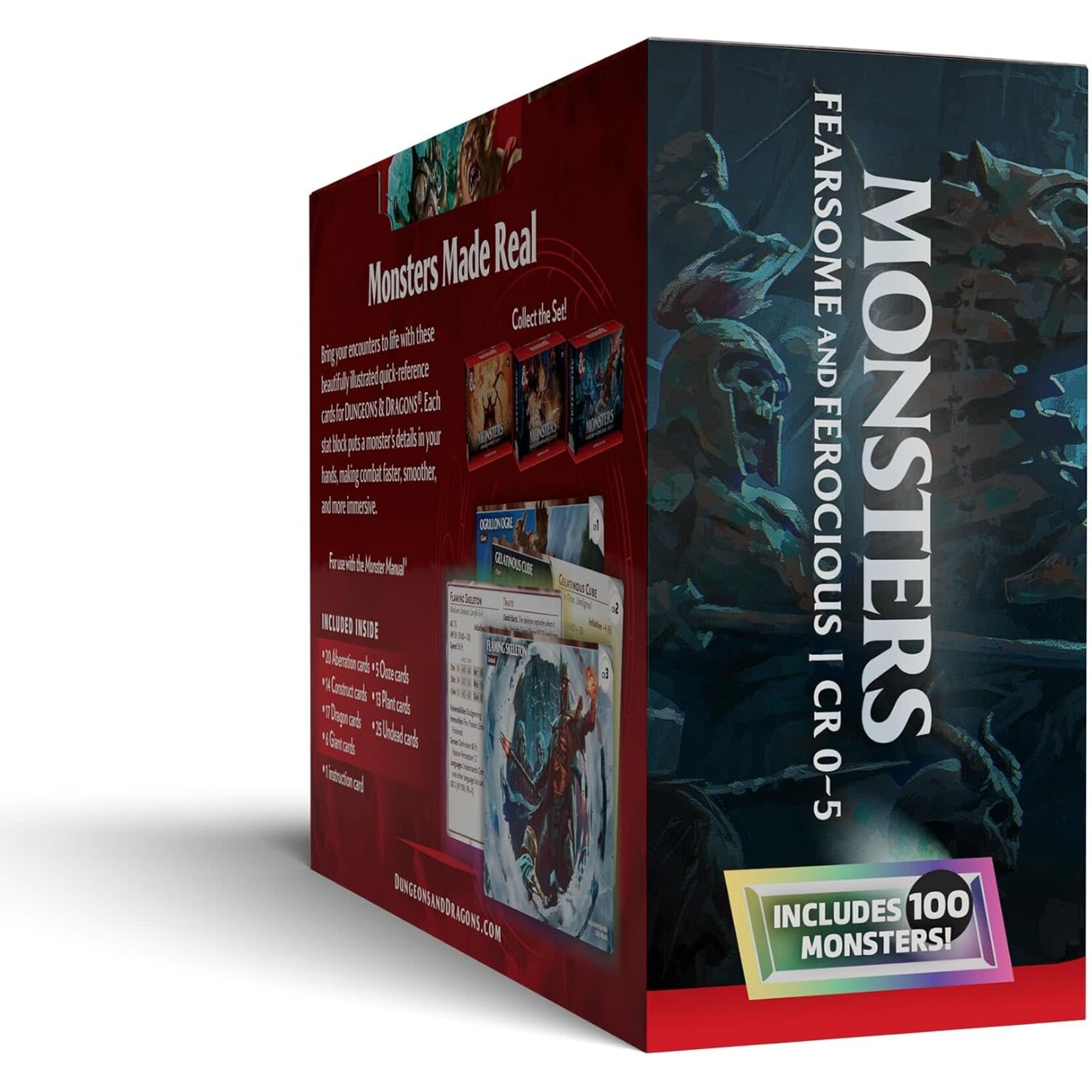 Wizards of the Coast D&D Reference Cards: Monsters - Fearsome and Ferocious
