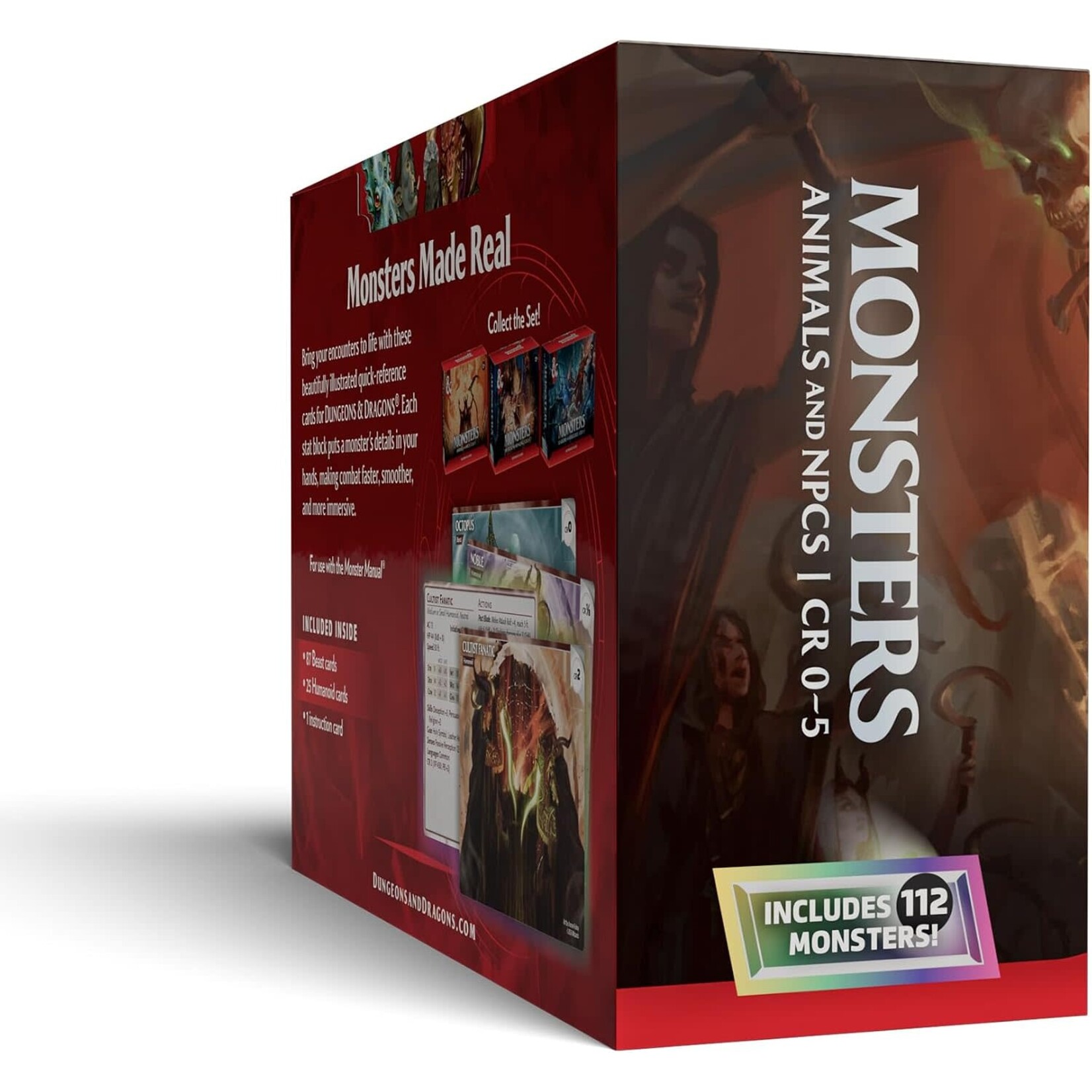 Wizards of the Coast D&D Reference Cards: Monsters - Animals and NPCs