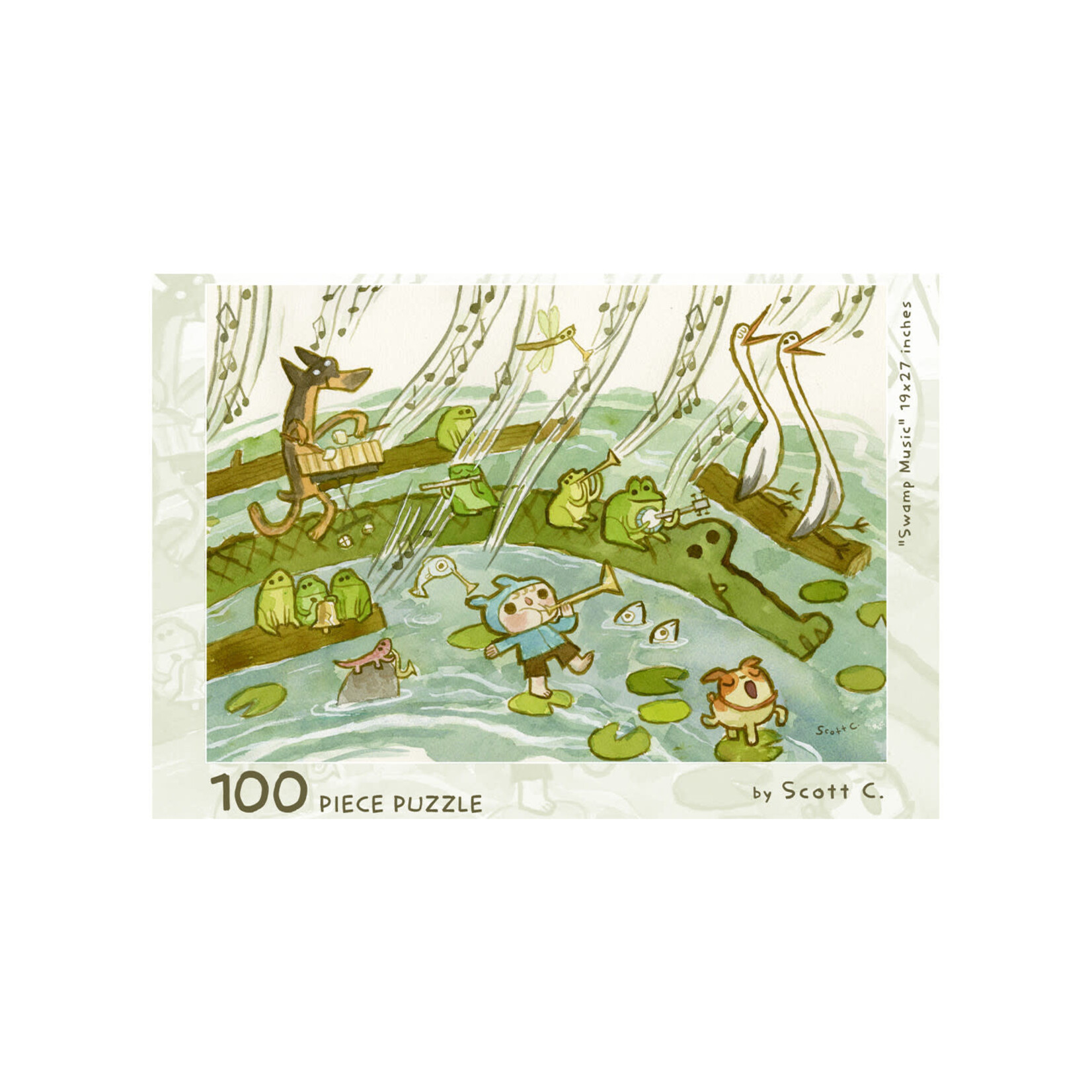 The Scott C Shop Swamp Music 100 Piece Puzzle