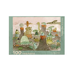 The Scott C Shop Dinosaur Day 100 Piece Puzzle