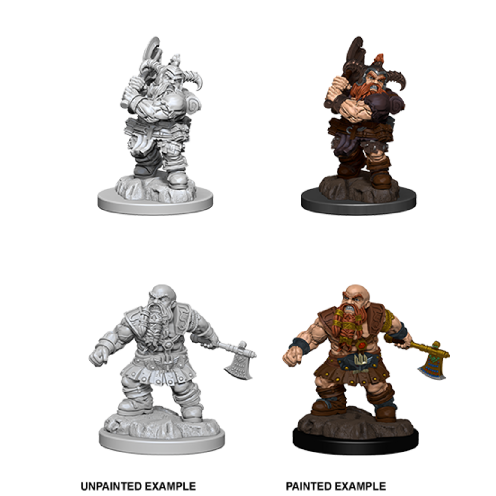 WizKids D&D Nolzur's Marvelous Miniatures: Dwarf Barbarian, Male - Wave 6