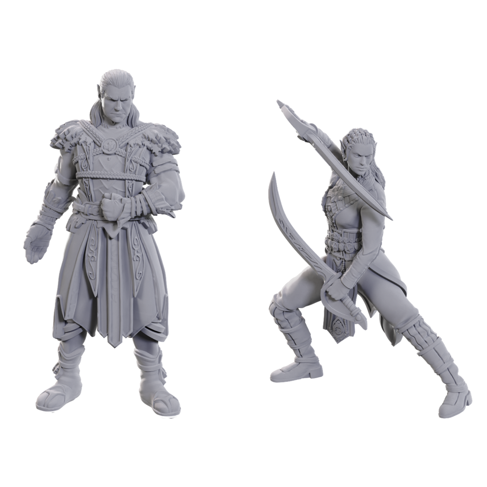 WizKids D&D Nolzur's Marvelous Miniatures: Baldur's Gate 3 - Jaheira & Halsin