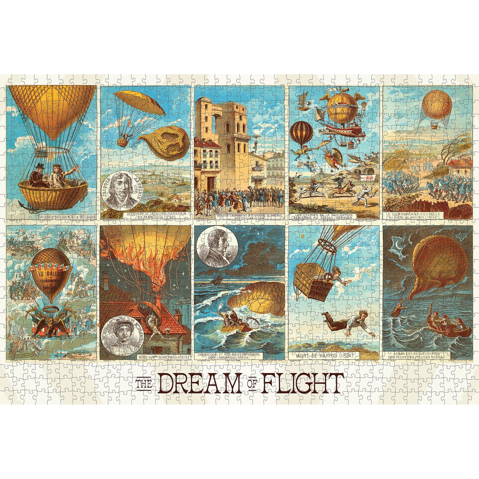 Pomegranate The Dream of Flight: Early Ballooning 1000-Piece Jigsaw Puzzle