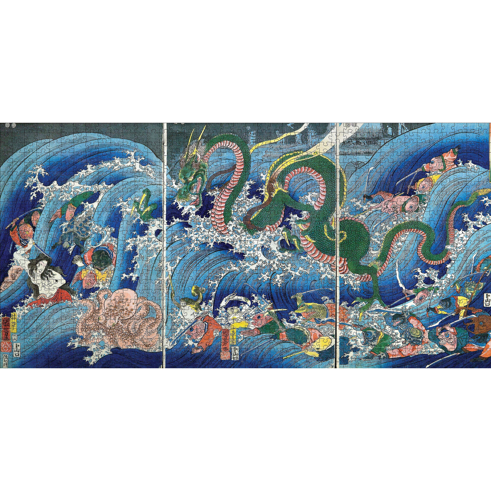 Pomegranate Utagawa Kuniyoshi: The Palace of the Dragon King 1000-Piece Jigsaw Puzzle