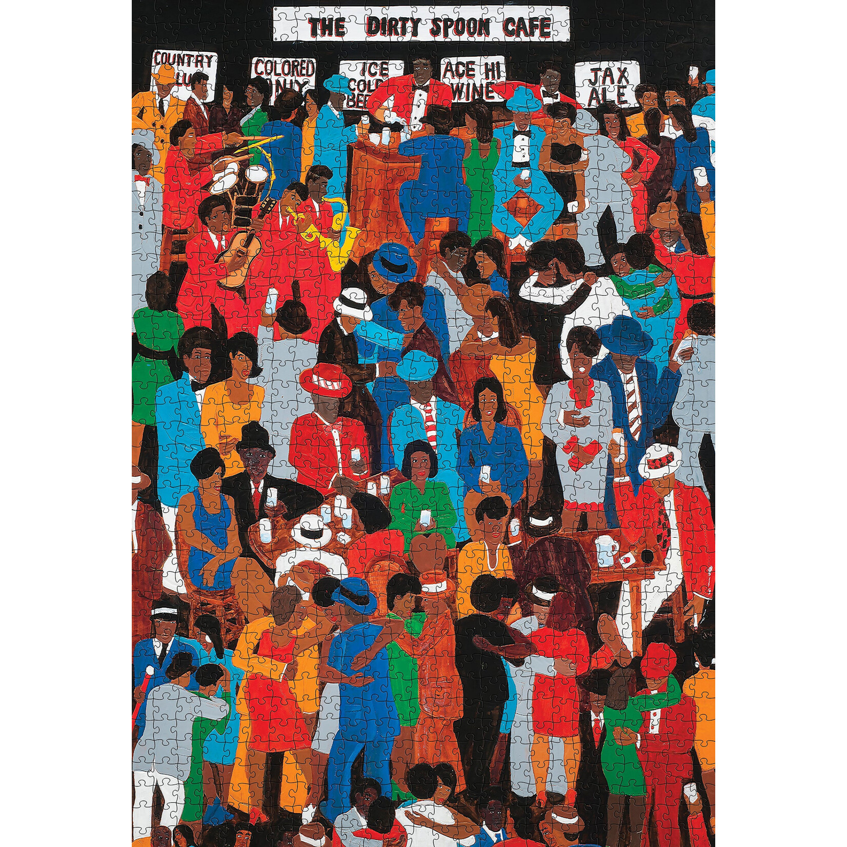 Pomegranate Winfred Rembert: The Dirty Spoon Cafe 1000-Piece Jigsaw Puzzle