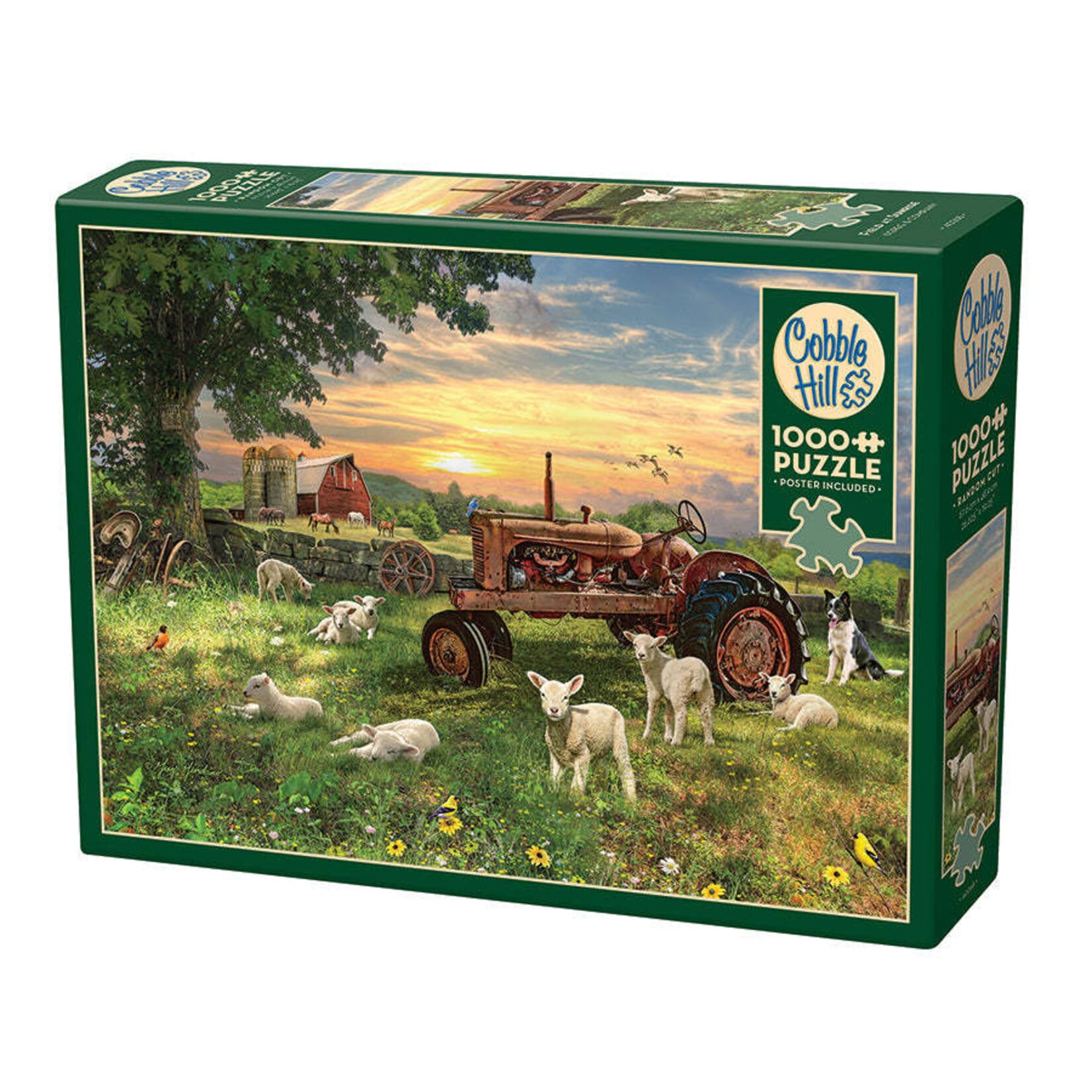Cobble Hill Field at Sunrise 1000 Piece Puzzle