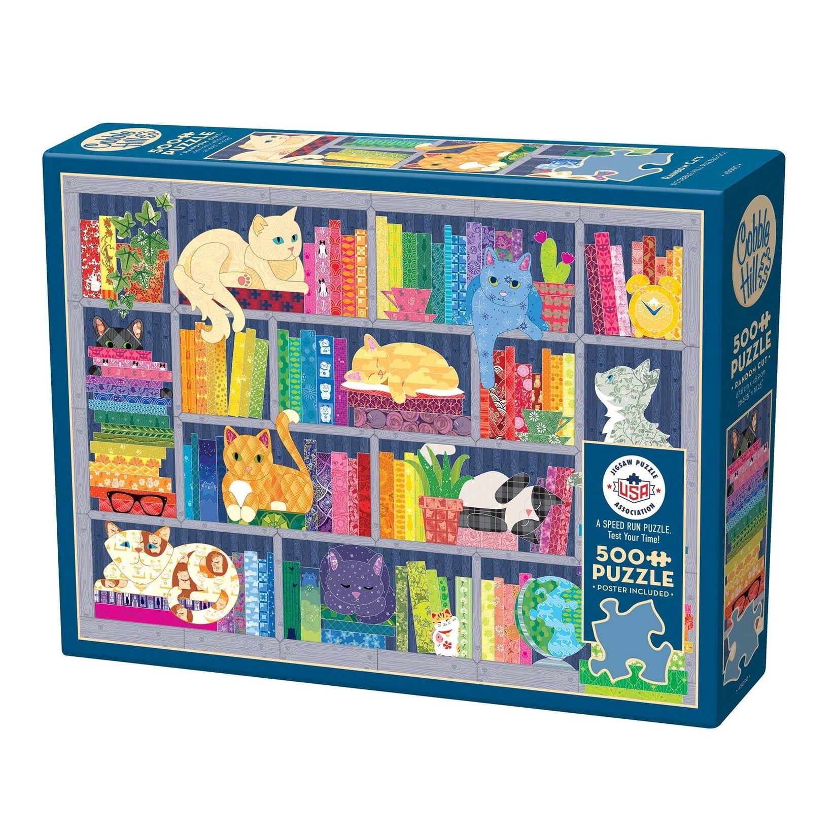 Cobble Hill Rainbow Cats 500 Piece Puzzle
