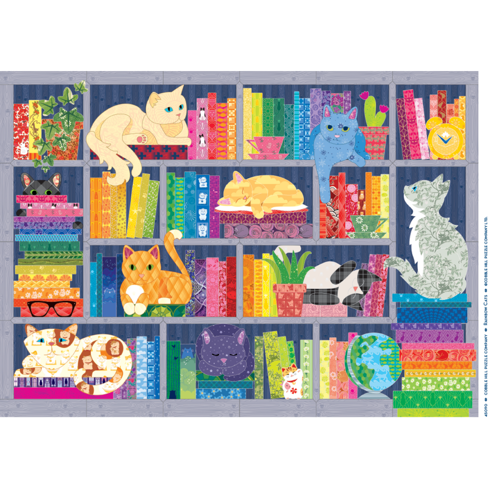 Cobble Hill Rainbow Cats 500 Piece Puzzle
