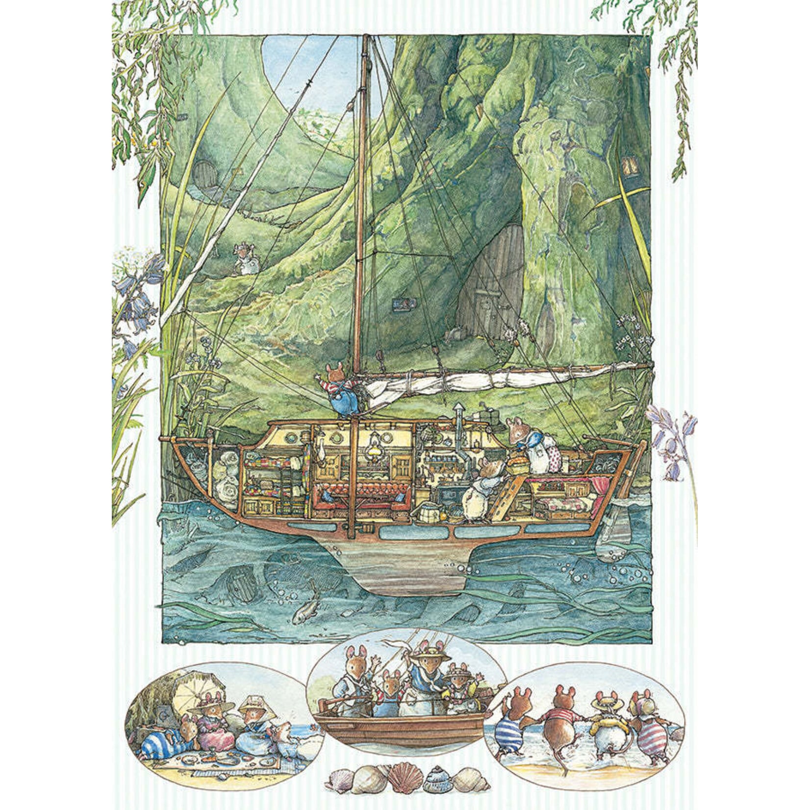 Cobble Hill Brambly Hedge All Aboard! 500 Piece Puzzle
