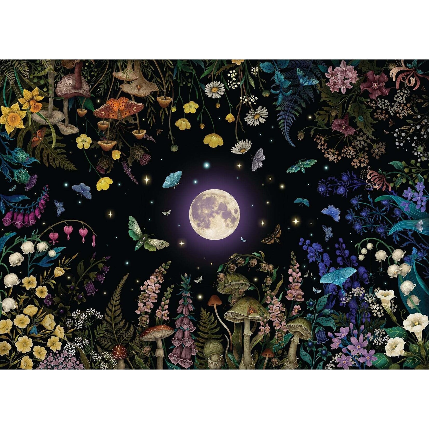 Cobble Hill Night Garden 500 Piece Puzzle