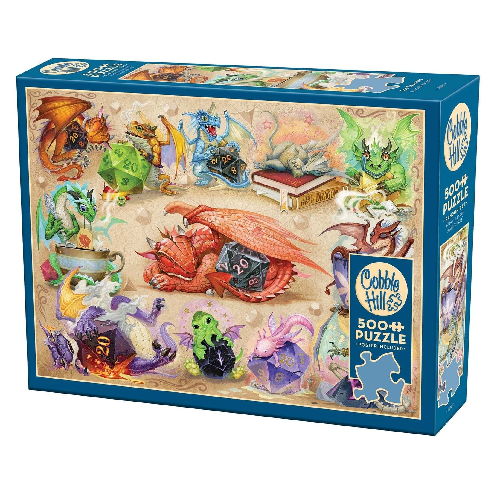 Cobble Hill D20 Dragons 500 Piece Puzzle