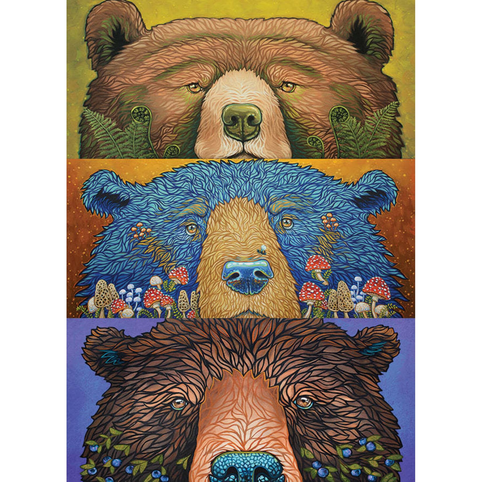Cobble Hill Bear Eyes: Harvest 500 Piece Puzzle