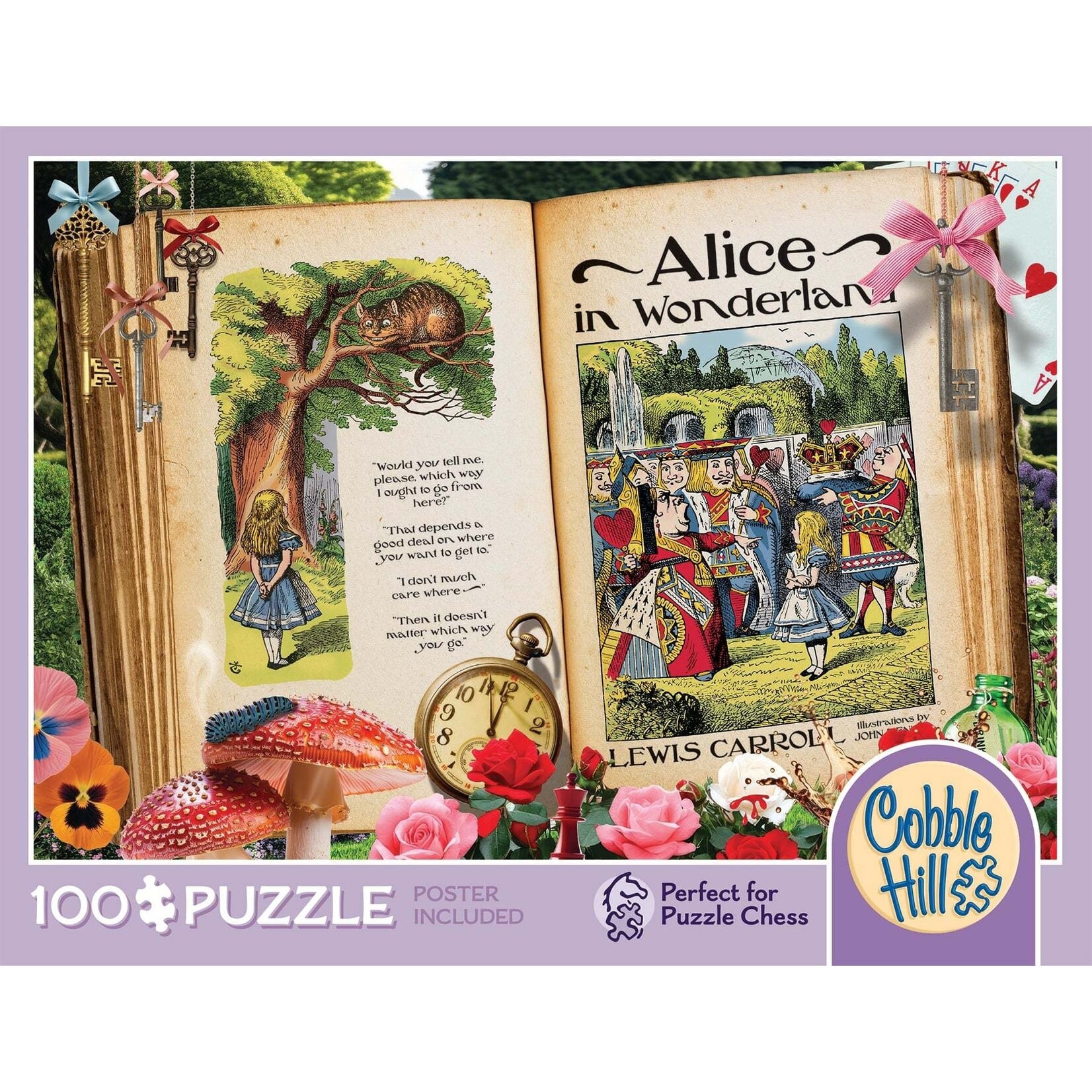 Cobble Hill Once Upon a Time: Alice in Wonderland 100 Piece Puzzle