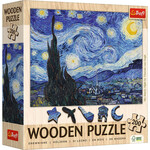 Trefl USA Starry Night, The 200 Piece Wooden Puzzle