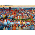 Trefl USA View on Gdansk Poland 1000 Piece Puzzle