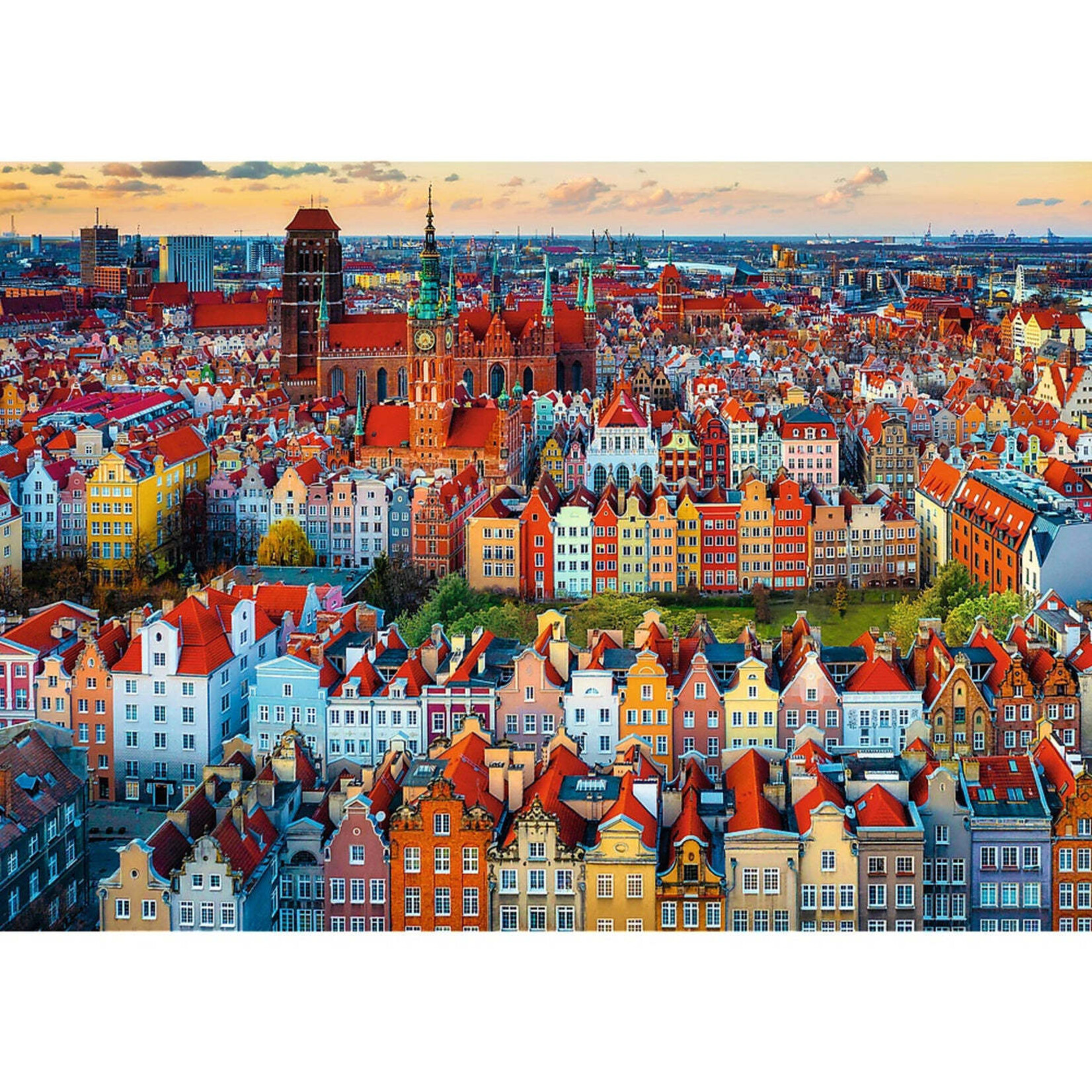 Trefl USA View on Gdansk Poland 1000 Piece Puzzle