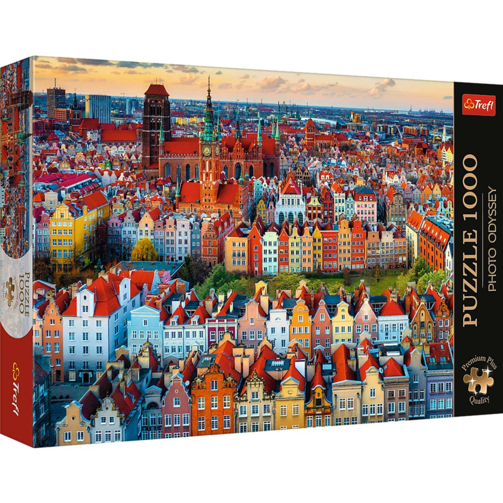 Trefl USA View on Gdansk Poland 1000 Piece Puzzle