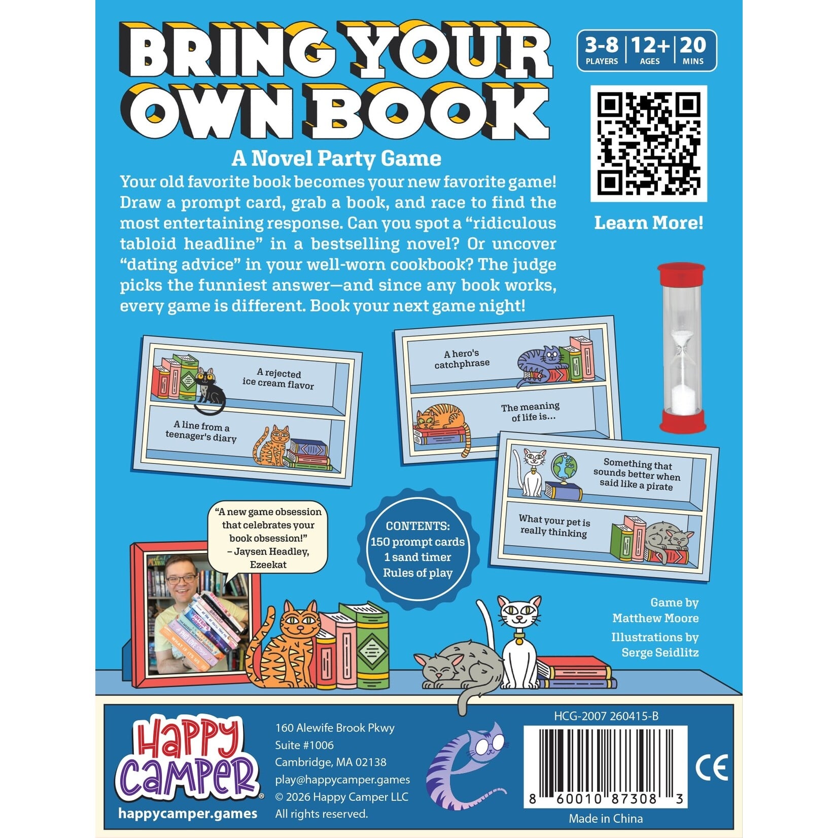 Happy Camper Bring Your Own Book