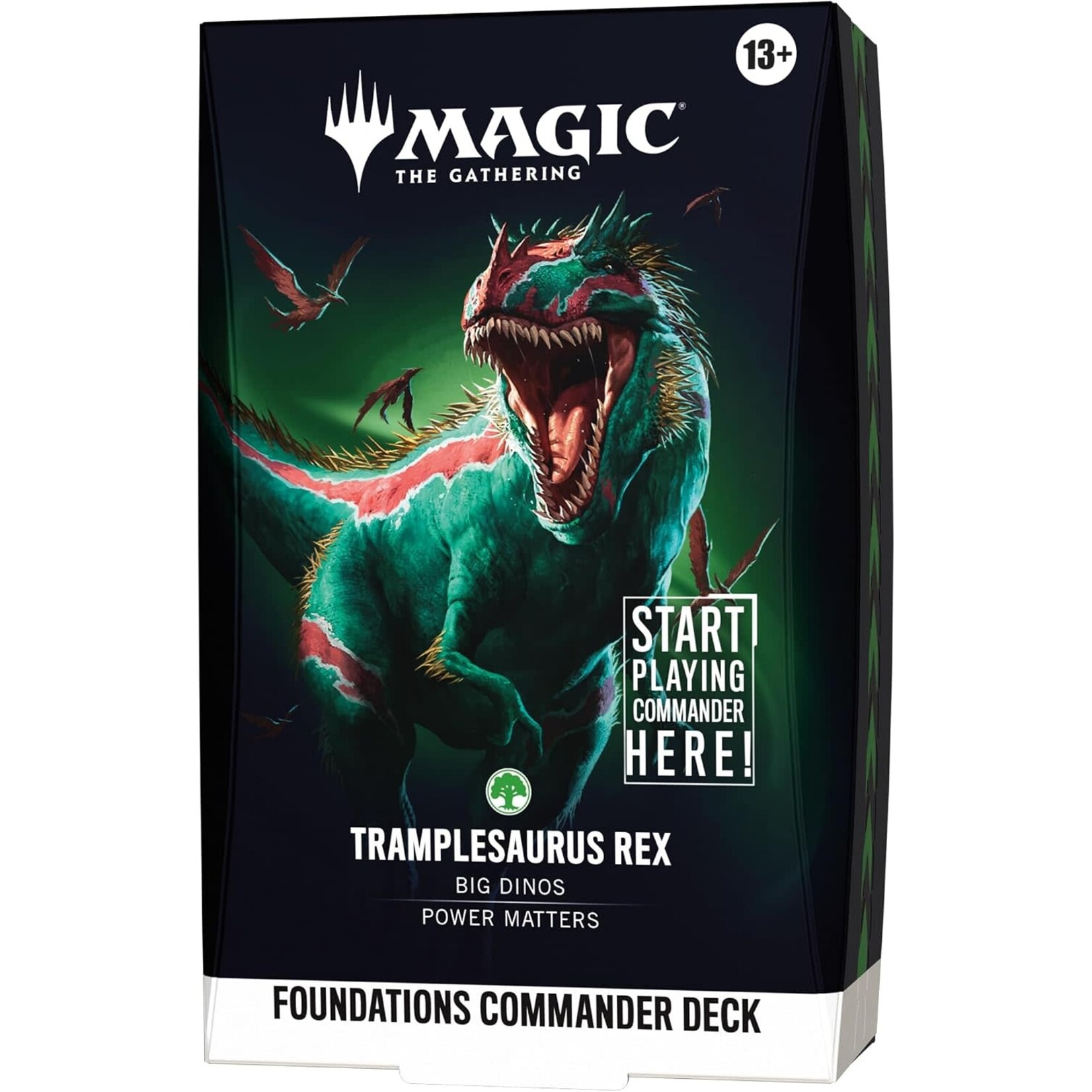 Wizards of the Coast Foundations Commander Deck - Tramplesaurus Rex